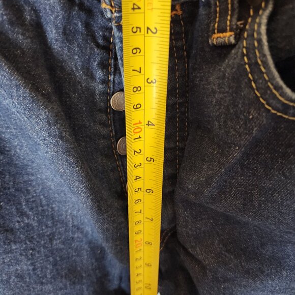 Levi’s 501 Button-Fly Jeans 34x34 Dark Wash Classic Straight Fit - Picture 9 of 16